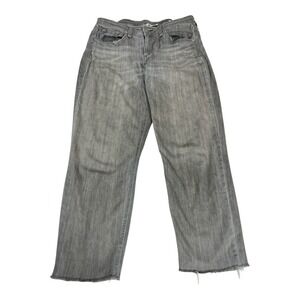 Rag & Bone Dre Slim Boyfriend‎ Jeans Gray Wash Size 25 Low Rise Ankle Distressed